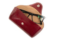 Florentine leather eyeglasses case